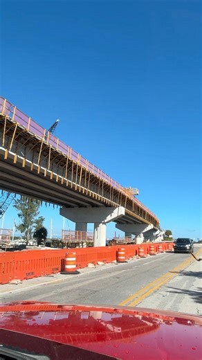 North Causeway Bridge Construction Update! 🚧 🏗️🚜🌁 #bridge #construction #update #fortpierce #florida #A1A #ridewithme | Hutchinson Island Florida