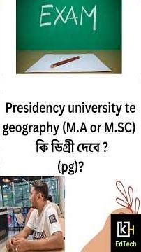 Geography m.a or m.sc degree#geography #exam #entrance #university