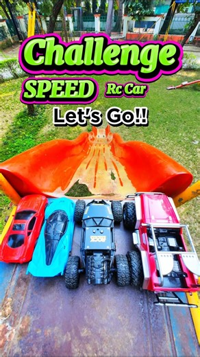 New Speed Rc Remote Control 4 Car Slope Challenge! Who Win rc Race Testing? #rccar #gadi