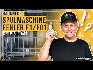 Bauknecht Spülmaschine Fehler F1? Das ist der Grund!