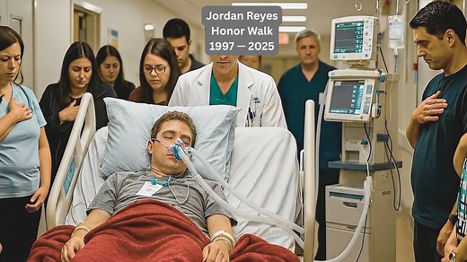 A walk of honor, a silence full of meaning. | Honor.Walk