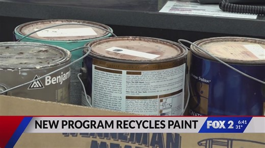 Hundreds of paint cans being recycled with new Illinois program