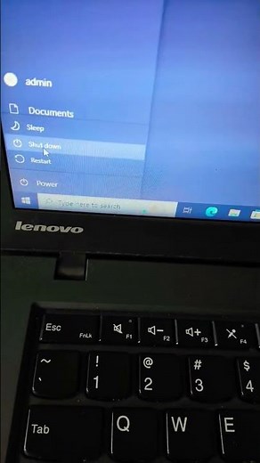 How to shut down laptop 💻#shorts #trending #youtubeshorts #lenovo #laptop #howto