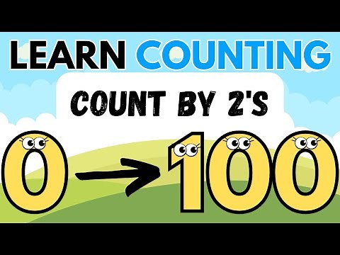 Count to 100 by 2s | Learn the Two Times Table
