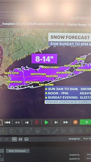 News12 Long Island Meteorologist Rich Hoffman on Reels