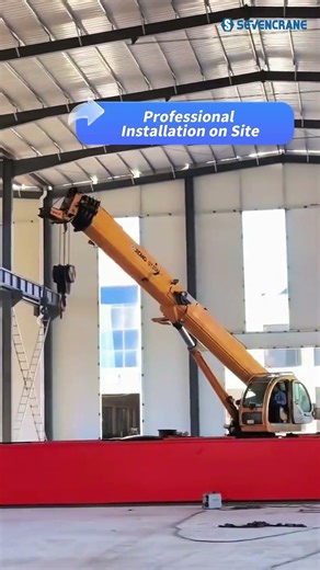 Overhead Crane Installation in a Brand New Factory