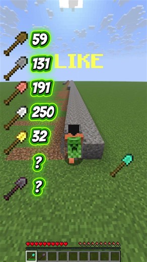 Minecraft Pickaxe vs Flint— Which One Breaks First? ⛏️😳