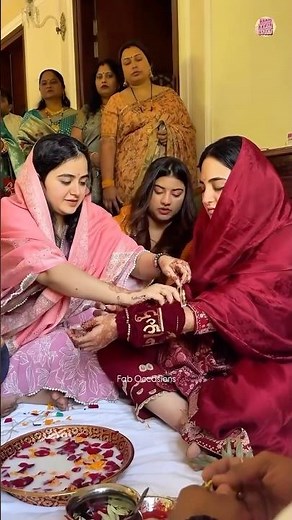 Indian Bride Chooda Ceremony | Bride Emotions | Family Moments | Wedding Diary | Bride Emotions #fyp