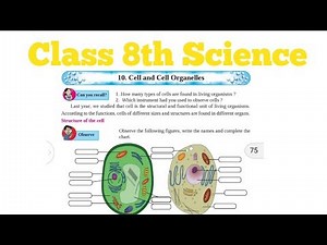 Part 1. Class 8th Science | cell and cell organelles.