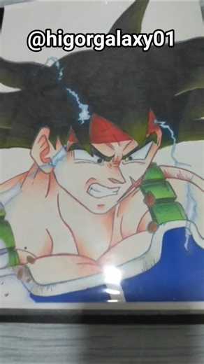 Drawing Bardock From Dragon Ball Z. #art #otakus #drawing #dragonballz #shortsart #shorts #bardock