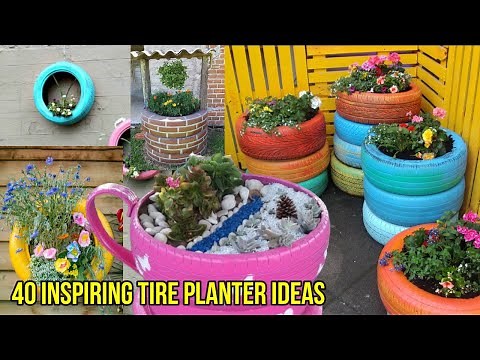 40 Inspiring Tire Planter Ideas to Amaze Everyone