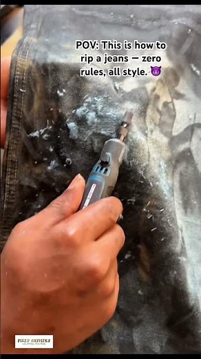 How to rip a jeans #shorts