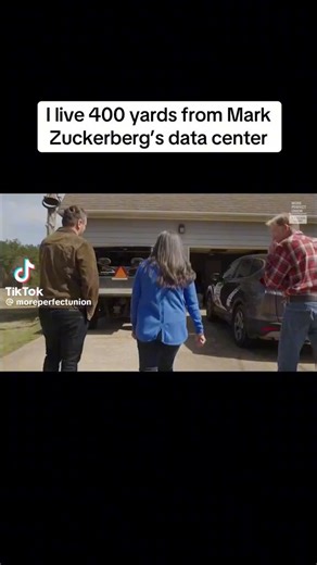 Meta’s big data center in Mansfield, Georgia—about 400 yards from some homes. Residents on well water say construction stirred up sediment that clogs their wells, tanks, and pipes. Water pressure dropped so low sinks barely run, toilets won’t refill without buckets, and the water’s now full of residue. This couple, Beverly and Jeff Morris, had to replace multiple appliances and spent thousands fixing plumbing, but they’re still scared to drink the tap water. Houses also shake from the operations