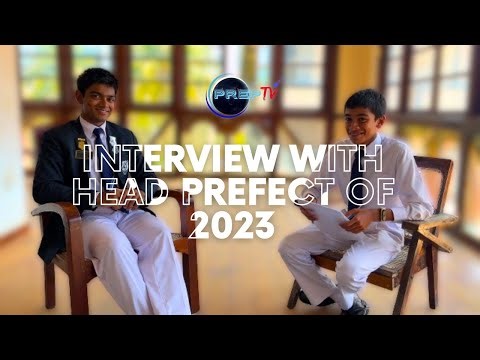 An Interview with the Head Prefect of 2023