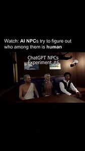 543K views · 3.1K reactions | AI NPCs try to identify a hidden human...