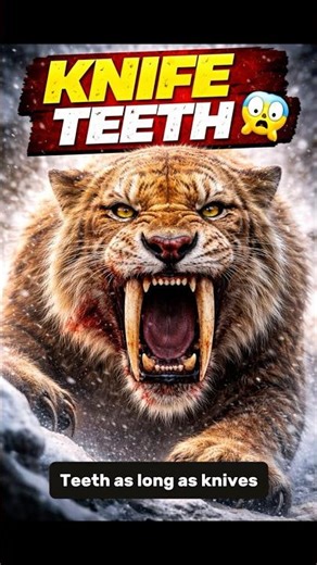 The Predator With Knife Teeth 😱 Gone Forever!