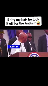 He took it off to respect the Anthem but uncle security wanted it 😂😂😂🤣🤣😂🤣😂🤣😂 | Ps Cheason
