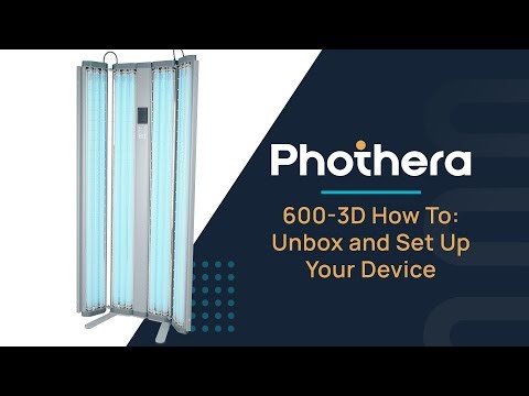 Phothera 600-3D How To: Unbox and Set Up Your Device