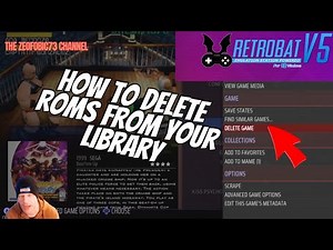 Retrobat - How to delete roms from your library