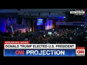 CNN 2016 Full Election Night Coverage - Donald Trump vs Hillary Clinton
