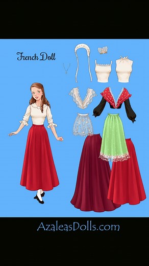 New game update #folklorefashion #azaleasdolls #dressupgames #frenchfolklore