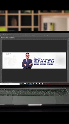 Photoshop Design | Post Designer | IG Manager on Instagram: "A strong LinkedIn banner design can instantly improve your profile visibility. 🎯 As a graphic designer, I focus on creating professional LinkedIn profile banners that support personal branding and attract recruiters and clients. This reel shows how a clean LinkedIn cover photo design helps your profile stand out in search results and builds trust. 📌 Don’t underestimate the power of good design on LinkedIn. . . . . . . . . . . . . . .