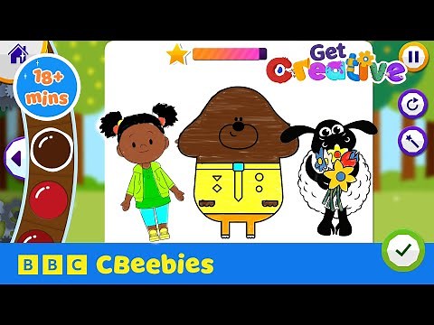 Calming Colouring for Toddlers | CBeebies Get Creative App