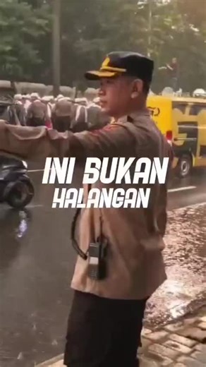 Bulan ramadhan bukan halangan., inilah totalitas kabagops Polres metro Jakarta pusat dlm mengamankan aksi demo