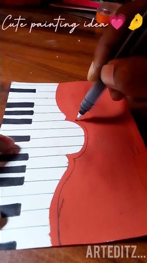 Painting for music lovers 🎶♥️. #music #art #painting #beginnerarttips