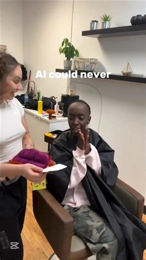 She gone cry in the car 🤣 #HairTransformation #PixieCut #HeddieMurphy