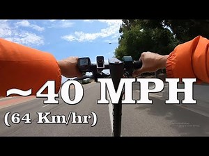 Install a 10 inch motor & 72V controller on a 36V Swagtron/Xiaomi M365 scooter