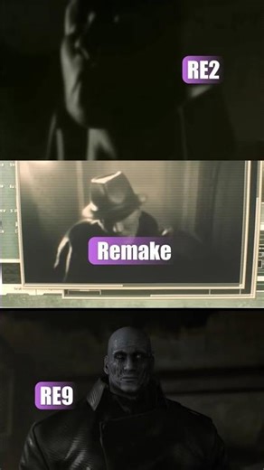 Resident Evil – Mr. X Evolution RE2 → Remake → RE9 Comparison