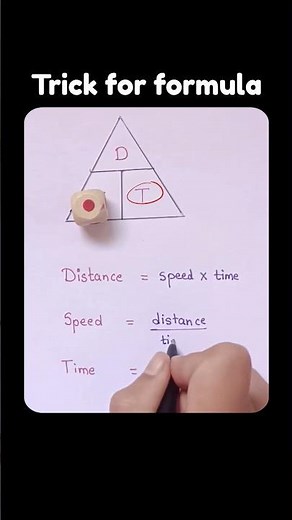 Trick for Speed, distance and time #physicstrick
