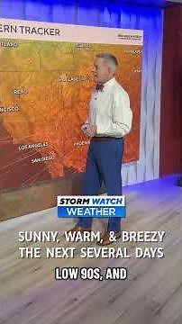 Sunny, Warm, & Breezy the Next Several Days