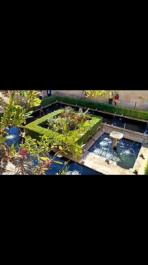 Patio del Ciprés de la Sultana en el Generalife #megustagranada | Me Gusta Granada
