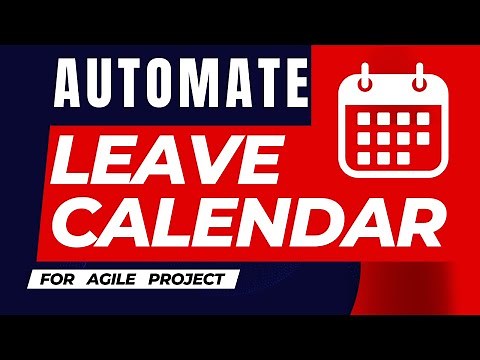 Google Sheets Leave Calendar Tutorial: Manage Team Leaves Efficiently
