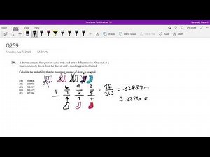 SOA Exam P Question 259 | Combinational Probability