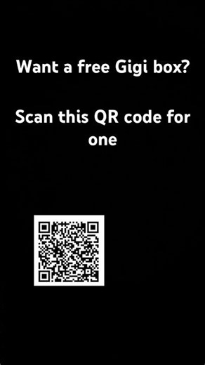 Scan this QR code for a free Gigi box