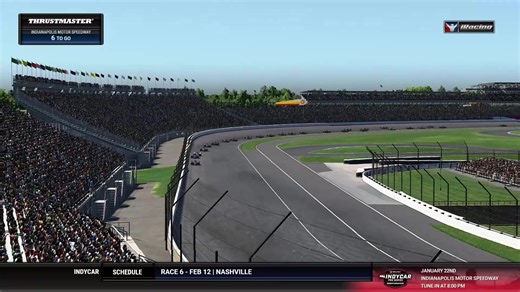 The third round of the INDYCAR Thrustmaster iRacing Pro Series takes 33 of the best in the world to “The Racing Capital of the World”, the famed Indianapolis Motor Speedway in Speedway, Indiana tonight. Boasting 2.5-miles of rectangular racing, the speedway in Speedway is most-known for being the site of the NTT IndyCar Series’ most revered event, the Indianapolis 500. These drivers won’t race for 500 miles, but they will compete for a third of the distance—66 laps—as Team Hype w/ Powerslide’s R