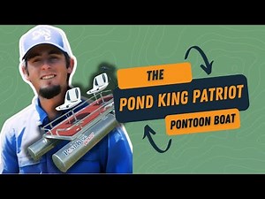 Pond King Patriot Fishing Pontoon Boat