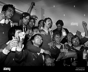 Football dressing room 1980 hi-res stock photography and images - Alamy
