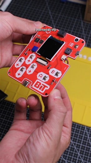 4.2K views · 12 reactions | Gaming hits different when you built the console yourself. Bit makes learning easy, creative, and seriously fun. #BIT #BuildYourOwnConsole #DIYConsole #STEMLearning #STEMEducation #LearnByBuilding #GameDevForKids #RetroGaming #8BitFun #CodingForKids #MakerKids #TechForKids #HandsOnLearning #DIYTech #GamingEducation #STEMProjects #CodeAndCreate #MakerVibes #BuildNotBuy #CreateAndPlay | CircuitMess | Facebook