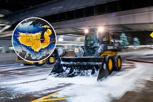 Winter storm map shows states where "widespread heavy snow" will fall