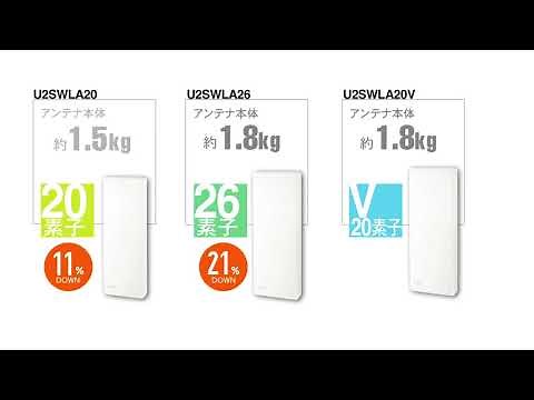 マスプロ電工 壁面取付用地デジアンテナ SKYWALLIE紹介ビデオ