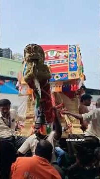 மதுரை அருள்மிகு ஸ்ரீ கள்ளழகர் திருக்கோவில் சித்திரை திருவிழா ஶ்ரீ கள்ளழகர் இராஜாங்க சேவையில்