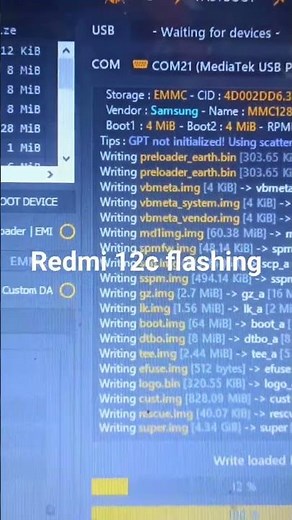 redmi 12c flash/firmware