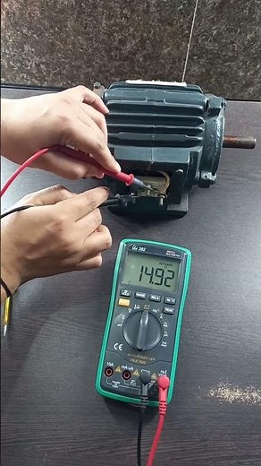 थ्री फेज इंडक्शन मोटर की वाइंडिंग मल्टीमीटर से कैसे चेक करते हैं ? Learn EEE