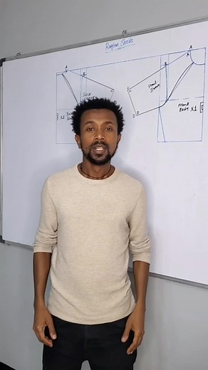 raglan sleeve pattern and sewing #raglan #zefrschooloffashion #ethiopianfashion #ethiopiantiktok