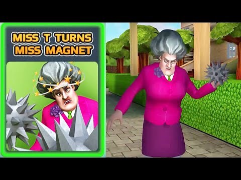 Scary Teacher 3D | miss T Turn Miss Magnet Walkthrough (iOS Android)