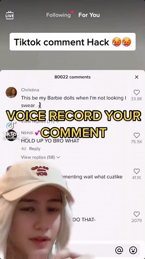 Tiktok Comment Hack 🥵🥵